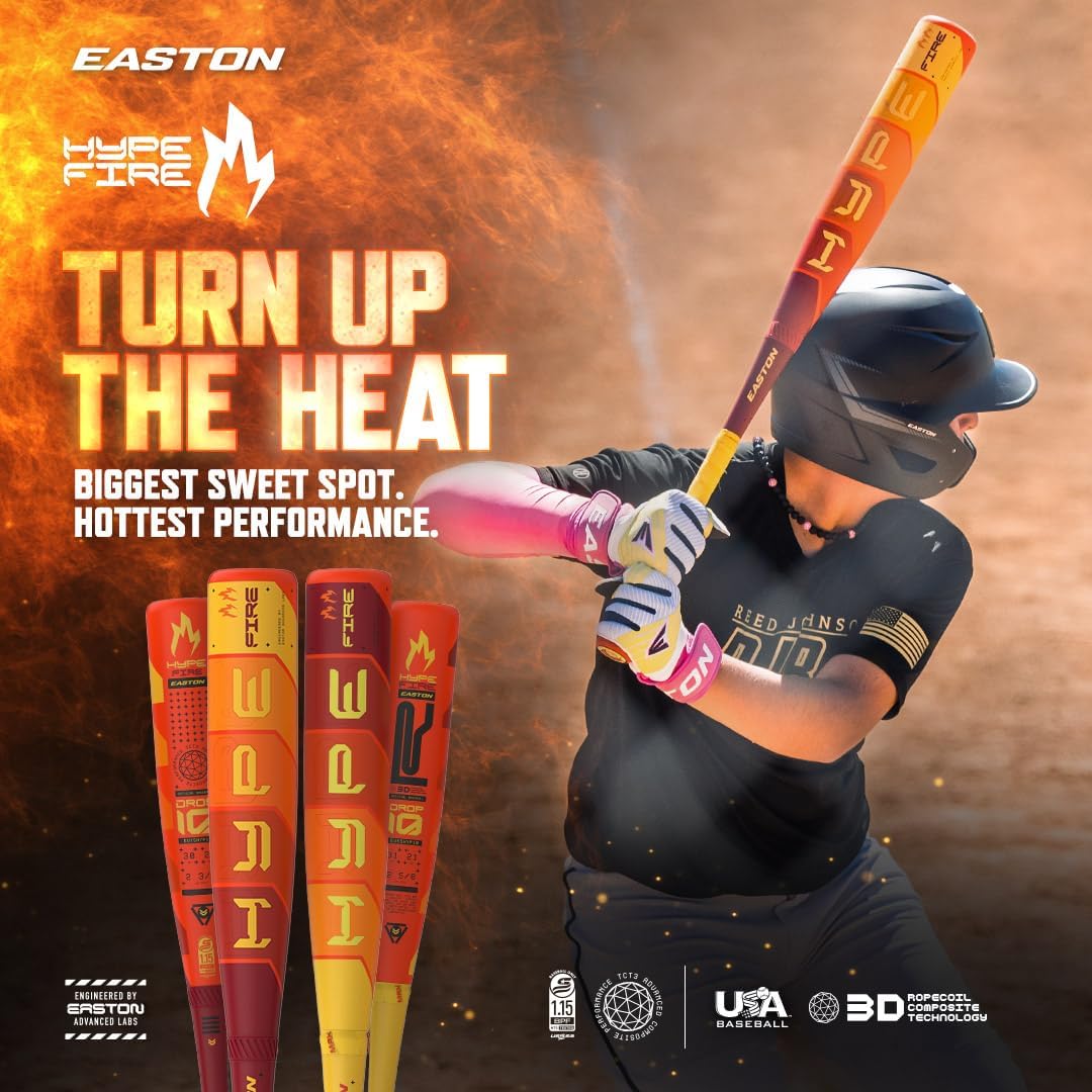 Easton 2025 Hype Fire Baseball Bat