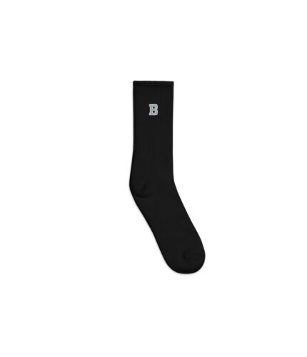 Bullpen 'B' embroidered socks