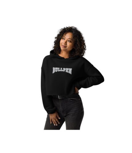 Bullpen Ladies Crop Style Hoodie