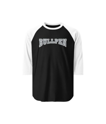 Bullpen unisex 3/4 ragland baseball undershirt