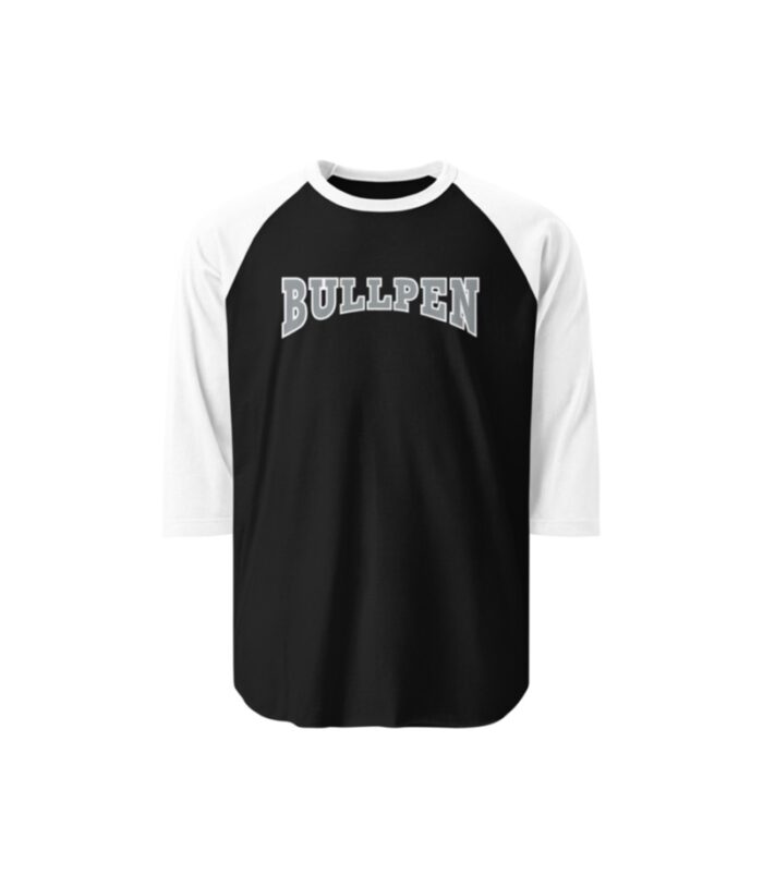 Bullpen unisex 3/4 ragland baseball undershirt