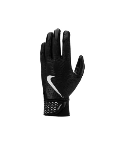 Nike Alpha Black with White Swish Batting Gloves